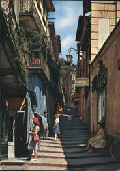 Bellagio: Salita Serbelloni Street Scene Postcard