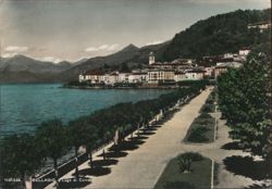 Bellagio Waterfront Promenade, Lago di Como Postcard