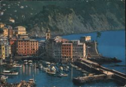Camogli Harbor, Golfo Paradiso Postcard