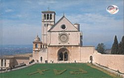 Upper Church of Saint Francis, Assisi with PAX lawn Postcard