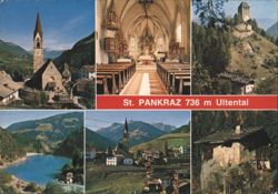 St. Pankraz, Ulten Valley, South Tyrol Postcard