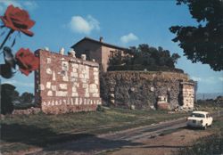 Mausoleum and Ancient Wall on Appian Way, Rome Postcard