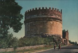 Tomb of Cecilia Metella, Rome Postcard