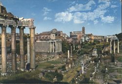 Roman Forum Ruins, Rome Postcard