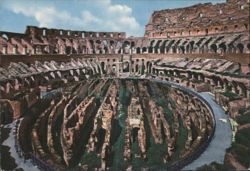 Colosseum and the New Excavations, Rome Postcard