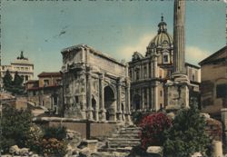 Arch of Septimius Severus, Roman Forum Postcard