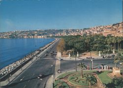 Naples: Caracciolo Promenade and Public Gardens Postcard