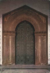 Bonanno da Pisa Gate, Monreale Cathedral Postcard