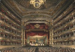 Teatro alla Scala - Performance of La Traviata Postcard
