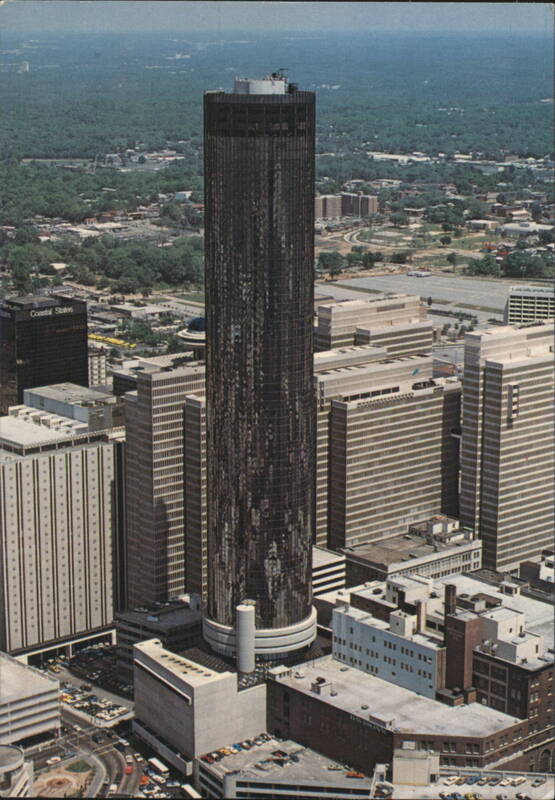 Peachtree Plaza, a Westin Hotel, in downtown Atlanta Georgia