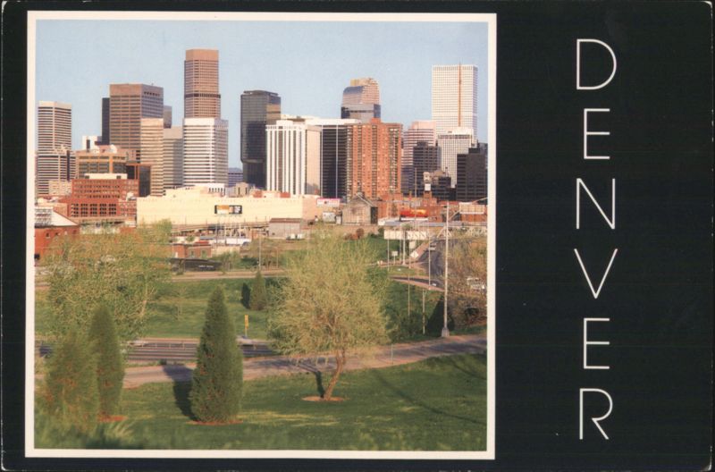 Denver Skyline - The Mile High City Colorado Ron Ruhoff
