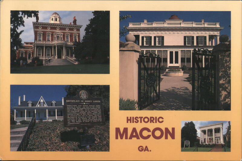 Historic Macon GA Landmarks: Hay House, Woodruff House, Cannonball House, Sidney Lanier Cottage Georgia