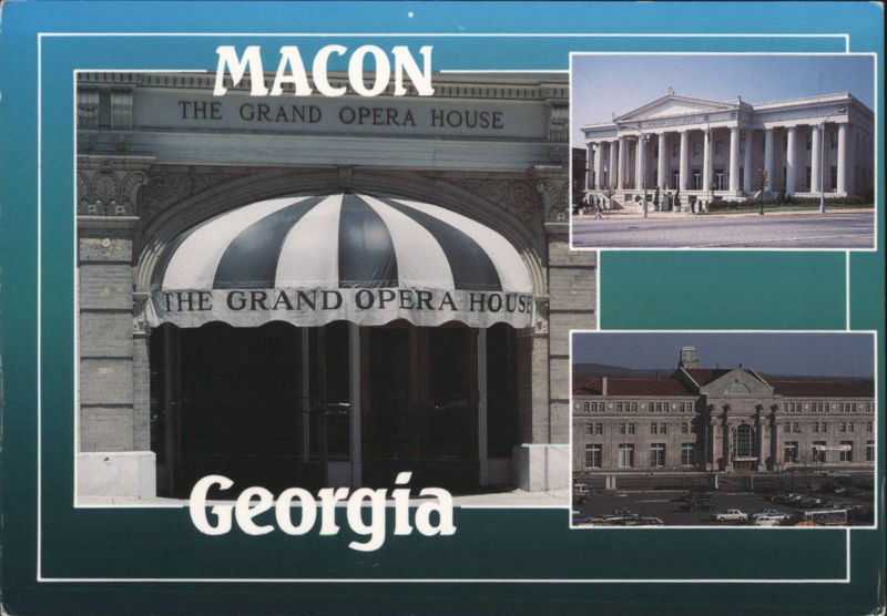 Macon Grand Opera House, City Hall, and Train Terminal Georgia