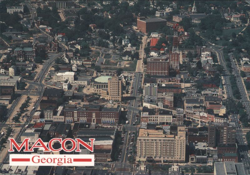 Aerial View of Downtown Macon, Georgia Jim Doane