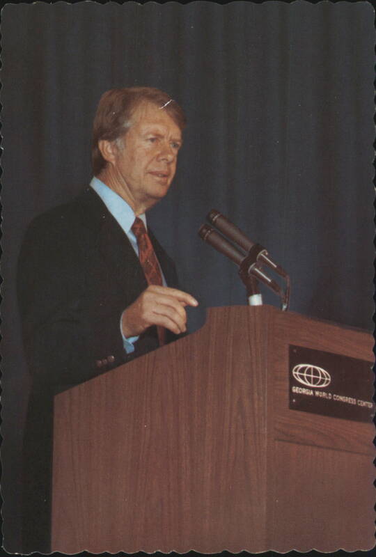 Jimmy Carter Speaking at Georgia World Congress Center Atlanta