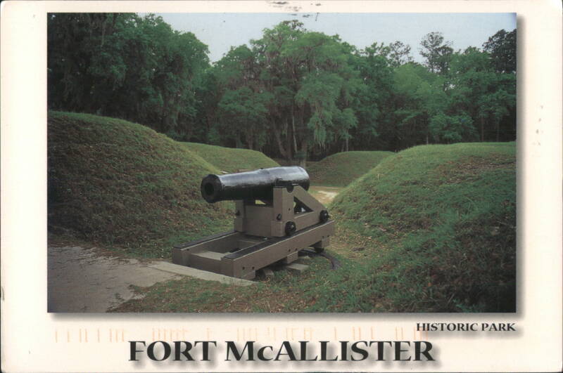 Fort McAllister, 10-inch Columbiad Cannon Richmond Hill Georgia