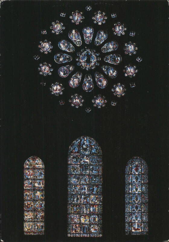 Chartres Cathedral Stained Glass Windows, 12th Century France