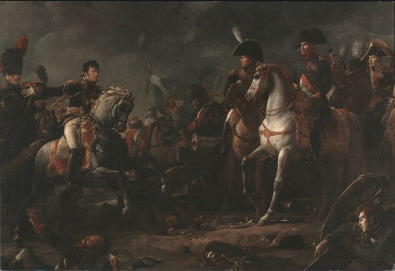 Napoleon at Austerlitz by François Gérard Military
