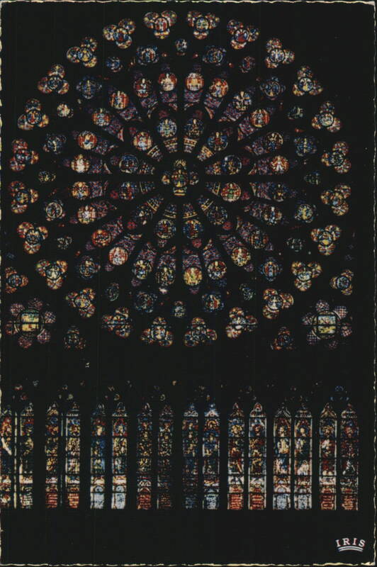 South Rose Window of Notre-Dame, Paris France