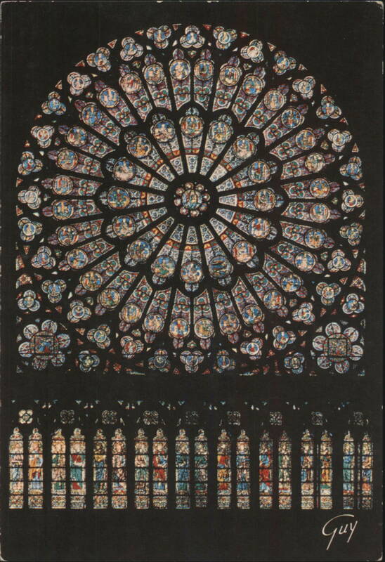 Notre-Dame Cathedral - North Rose Window, Paris France