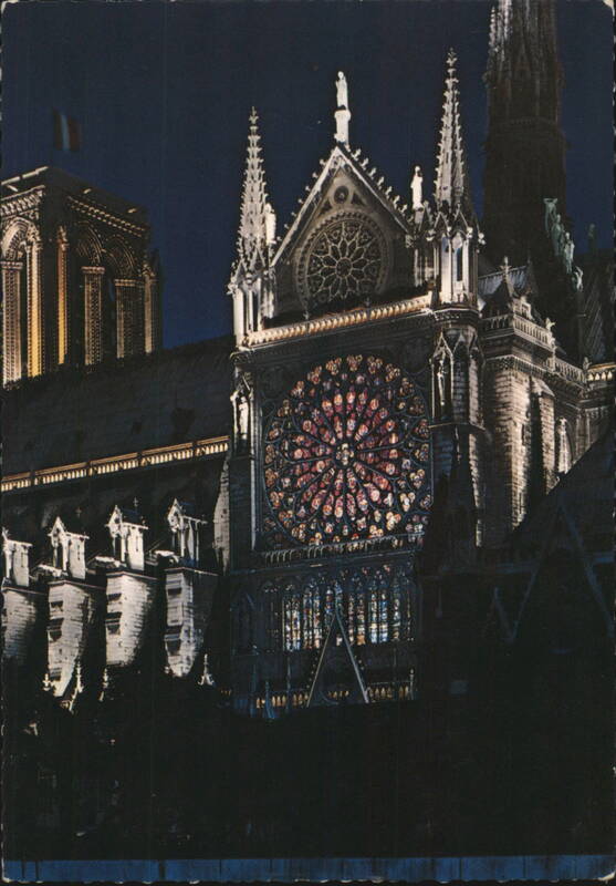 Notre-Dame de Paris at Night France