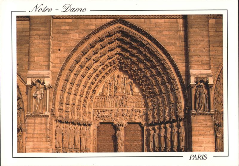 Notre-Dame de Paris - Portal of the Last Judgment France