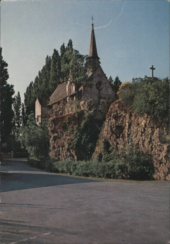 Sanctuaire N.D. de Béhuard on a Rocky Mass France