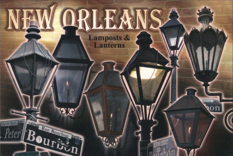 New Orleans Lampposts & Lanterns Louisiana Buddy Moffet