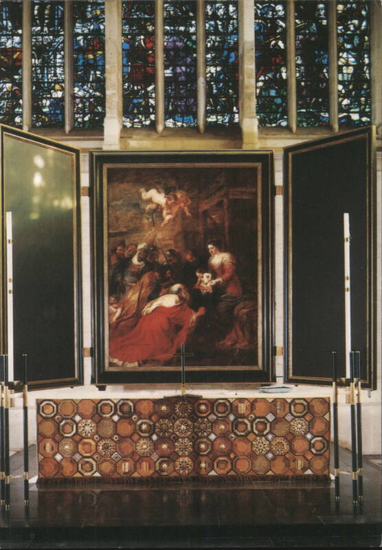 Rubens's Adoration of the Magi, King's College Chapel Cambridge United Kingdom