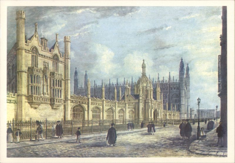 King's College, Cambridge, from King's Parade United Kingdom