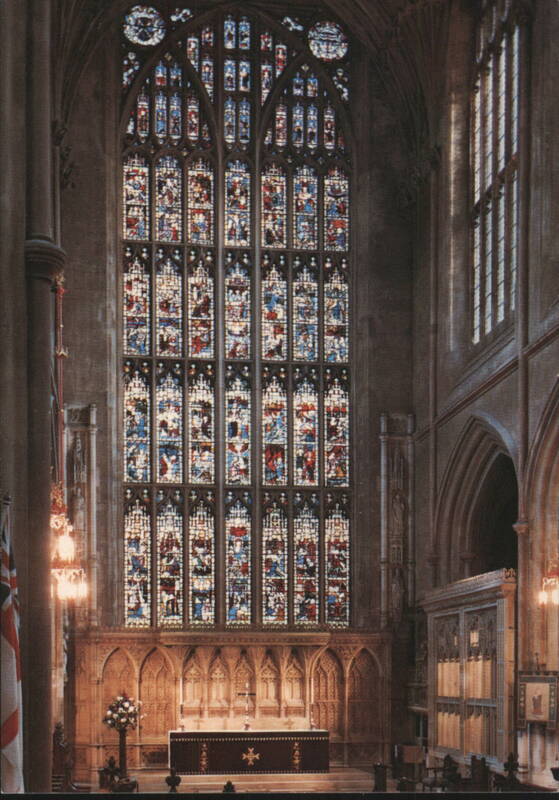 Bath Abbey East Window and Sanctuary United Kingdom