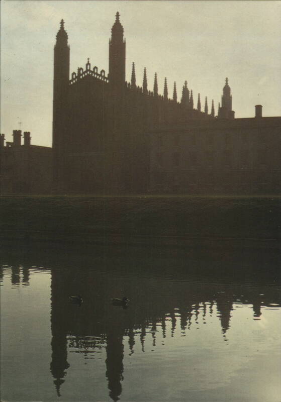 King's College, Cambridge, Reflected in River at Dawn United Kingdom