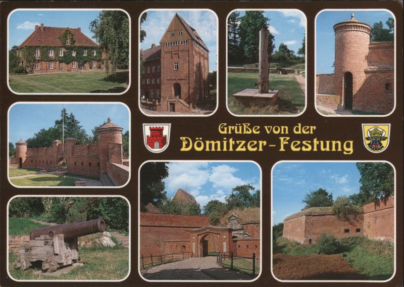 Dömitz Fortress Multiple Views Germany