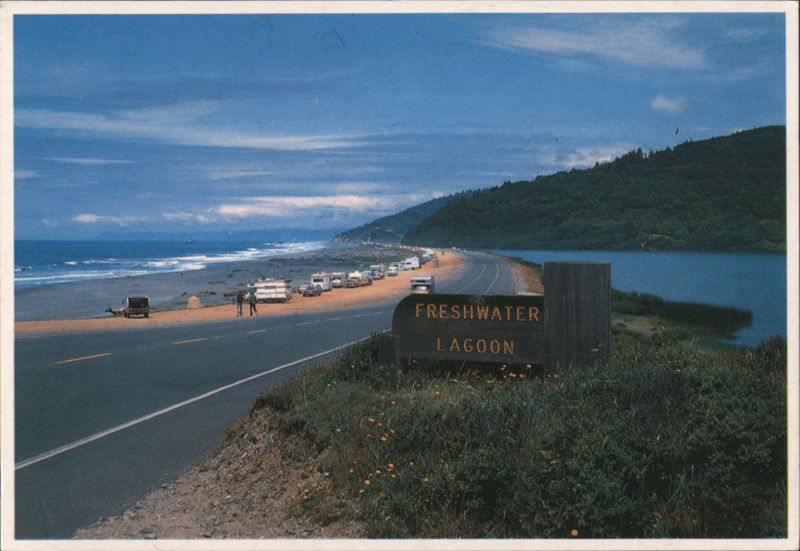 Freshwater Lagoon on Redwood Hwy. 101, California Orick