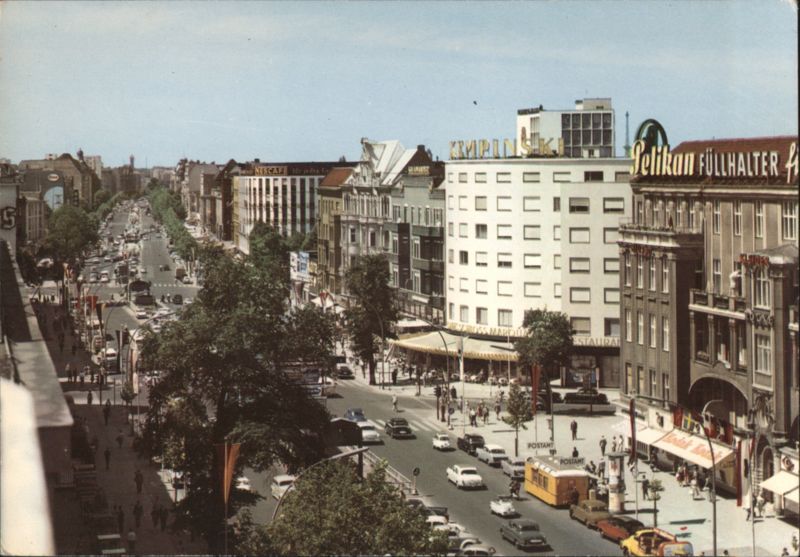 Kurfürstendamm Street Scene, Berlin Germany