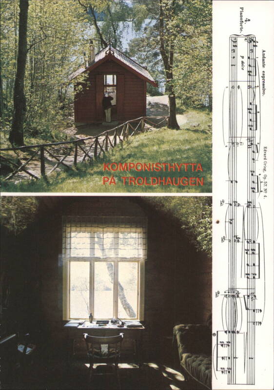 Komponisthytta på Troldhaugen - Edvard Grieg's Cottage Bergen Norway