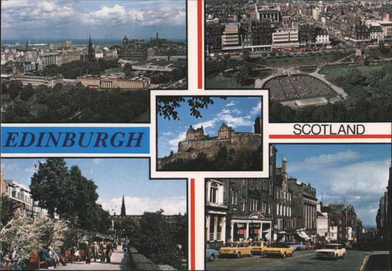 Edinburgh City Views and Castle, Scotland