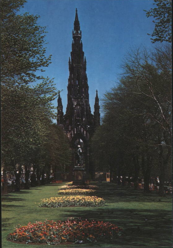 The Scott Monument in Edinburgh Scotland