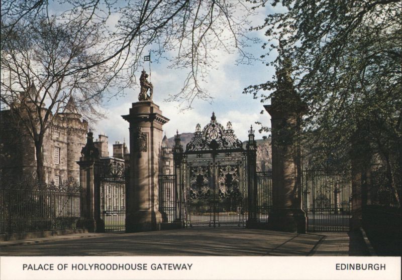 Palace of Holyroodhouse Gateway, Edinburgh Scotland