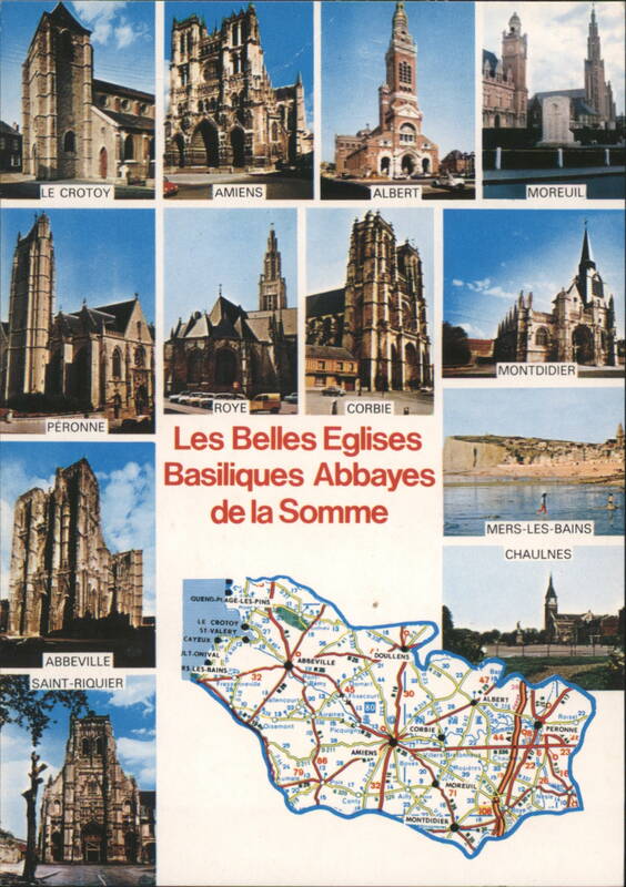 Beautiful Churches, Basilicas, Abbeys of the Somme, France