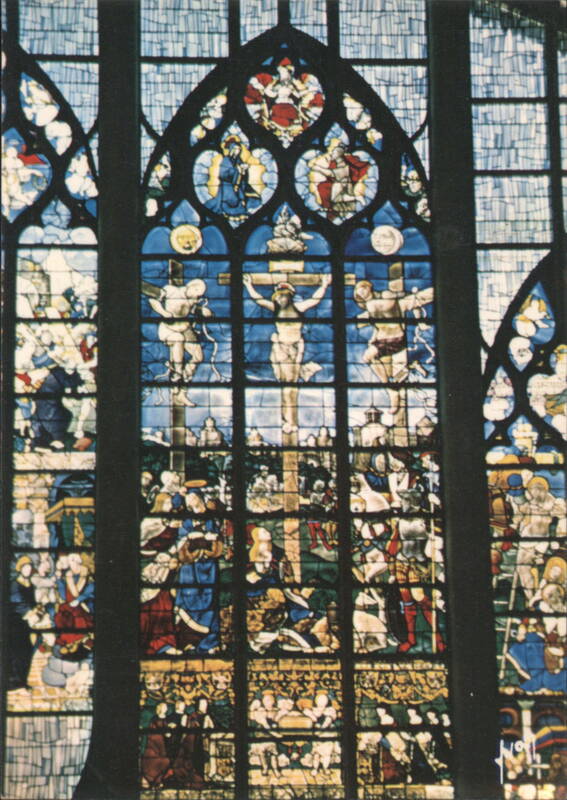 Rouen, Stained Glass: The Crucifixion France