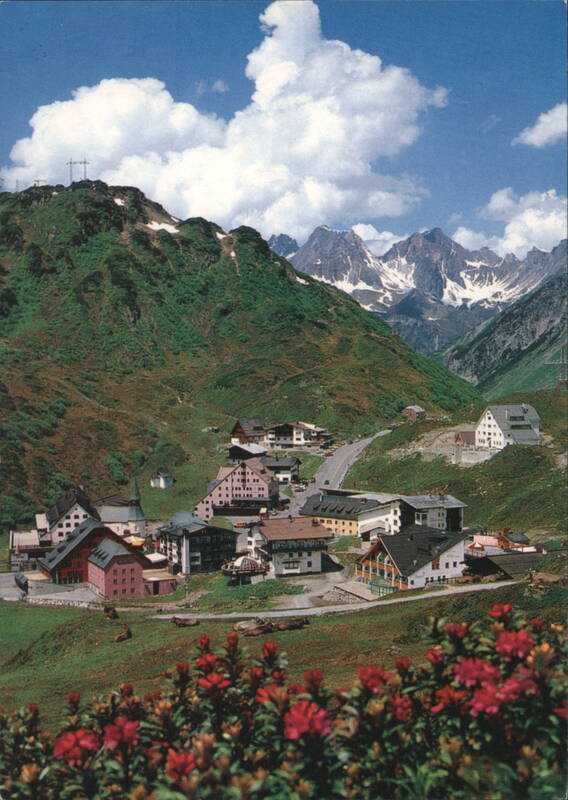 St. Christoph am Arlberg Mountain Village View Tirol Austria
