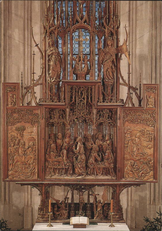 Holy Blood Altar by Tilman Riemenschneider, St. Jakobskirche Rothenburg ob der Tauber Germany