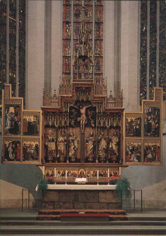 High Altar of St. James's Church, Rothenburg ob der Tauber Germany
