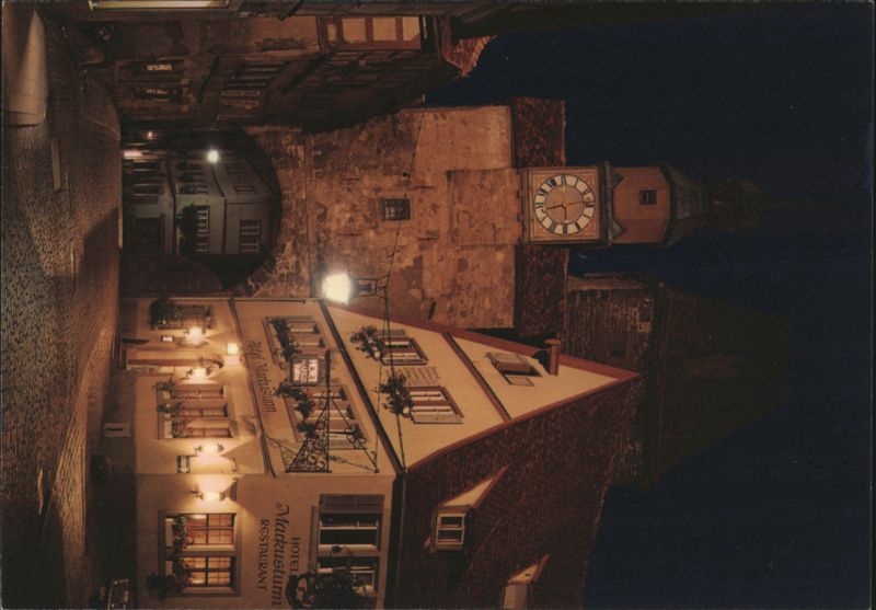 Rothenburg ob der Tauber: St. Marks Tower at Night Germany