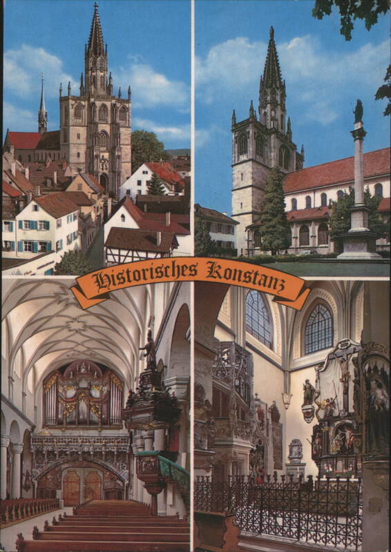 Historisches Konstanz: Minster Unserer Lieben Frau Views Germany