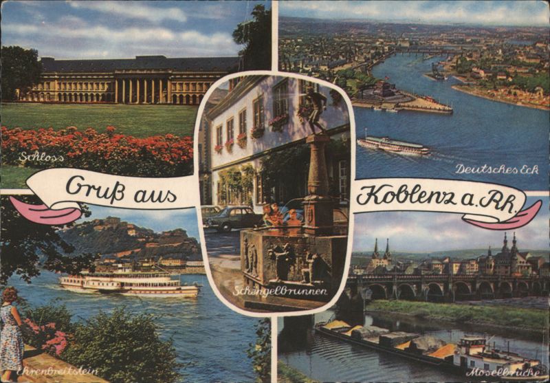 Gruß aus Koblenz am Rhein Multi-View Germany