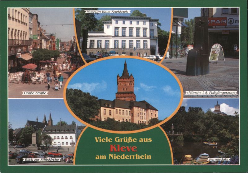 Kleve City Views featuring Schwanenburg Castle and Landmarks Germany