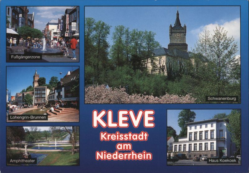 Views of Kleve: Schwanenburg, Lohengrin-Brunnen, and More Germany