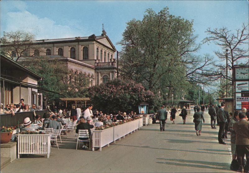 Cafe Kröpcke and Opera House, Hannover Germany